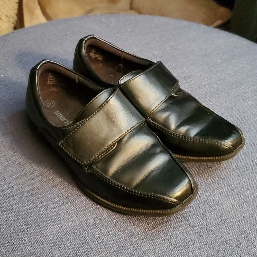 SmartFit  Boys' Kids' Toddler Black Dress Strap Bride Shoes